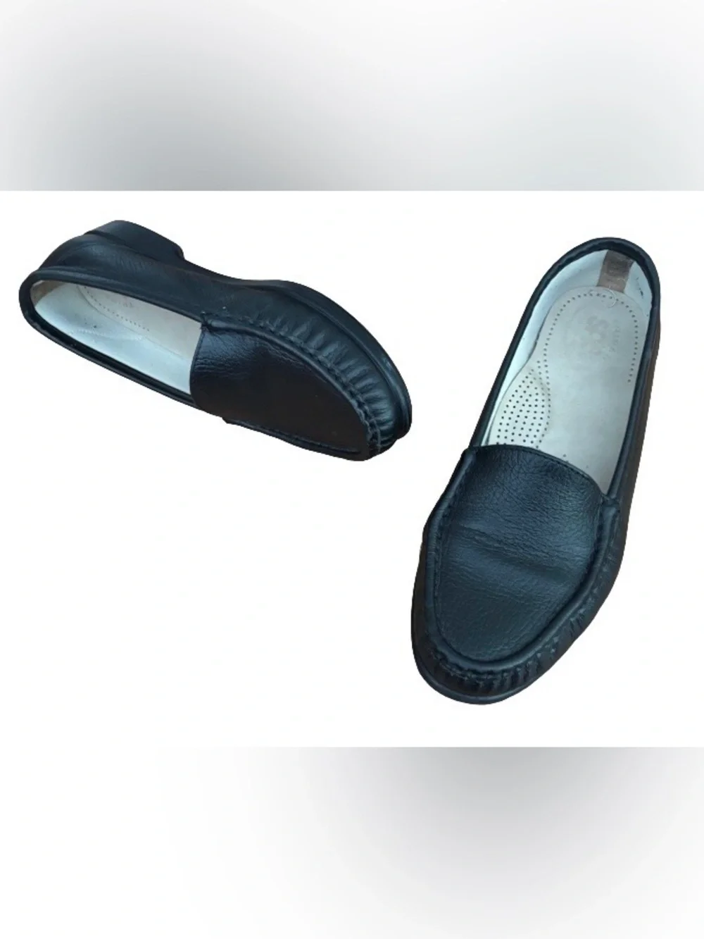 SAS Simplify blk mocc loafers WM 9 comfort traditional